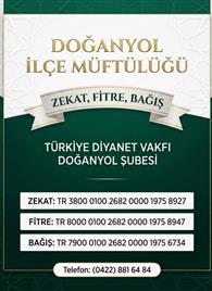 Zekat,Fitre,Bağış Hesaplarımız