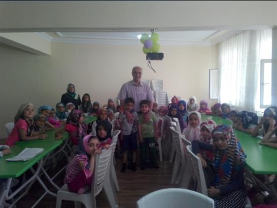mehmet kaya kiz kur an kursunu ziyaret