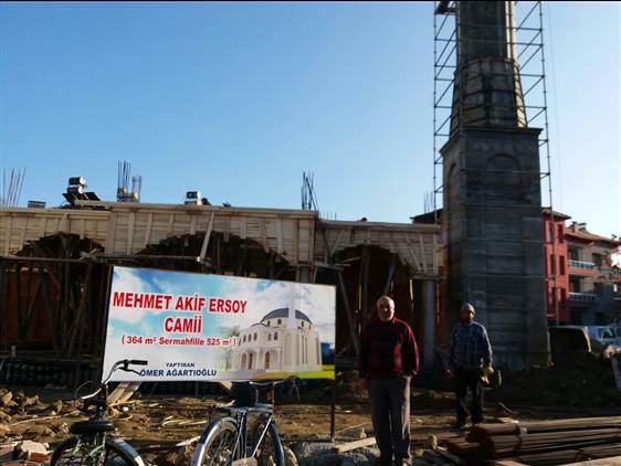 Mehmet Akif Ersoy Cami Insaat Calismalari