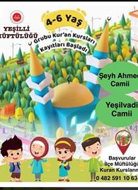 2025-2026 Eğitim-Öğretim Dönemi 4-6 Yaş Grubu Kur&#39;an Kursu Kayıtları Başlıyor!