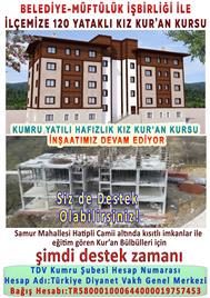 Kur&#39;an Kursu İnşaatımızda Sizin de Bir Tuğlanız Olsun İster misiniz?