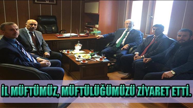 Il Muftumuzden Muftumuze Veda Ziyareti