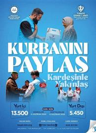 2025 YILI VEKALET İLE KURBAN BAĞIŞI