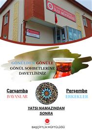 GÖNÜLDEN GÖNÜLE GÖNÜL SOHBETLERİ