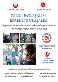 İYİLİĞİ PAYLAŞALIM, BEREKETE ULAŞALIM  
