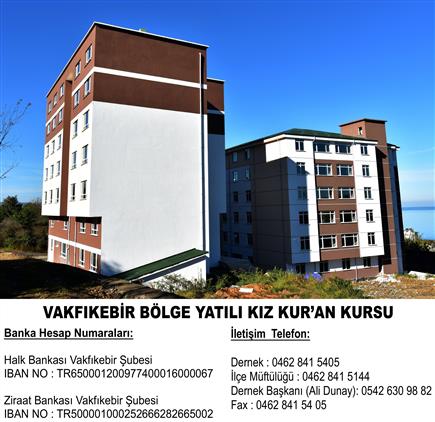 Vakfikebir Muftulugu Proje Ve Calismalariyla Dikkat Cekiyor
