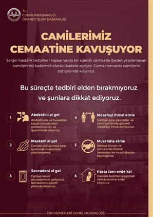 Ilcemiz Merkez Ve Mahallelerde Cuma Namazi Kilinacak Yerle