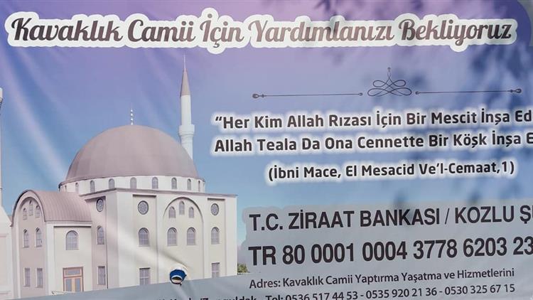 kavaklik cami insaatimiz devam ediyor